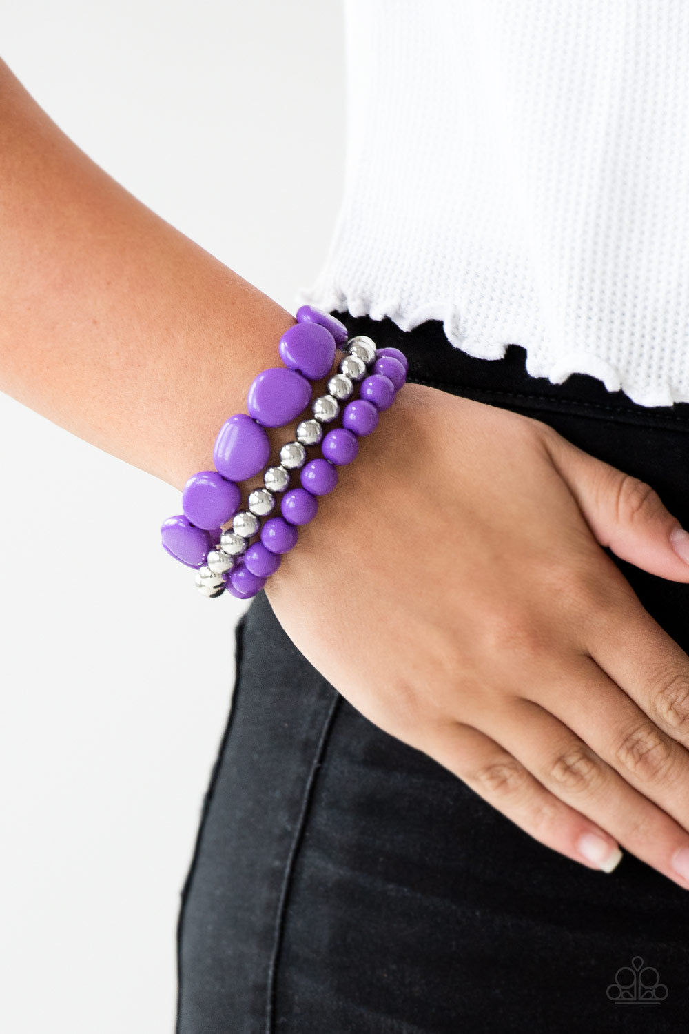 Paparazzi - Color Venture - Purple Bracelet  #1071