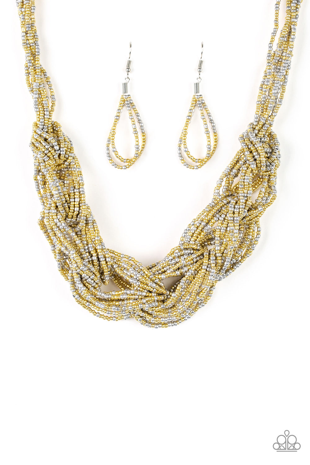 Paparazzi - City Catwalk - Gold Necklaces  #1379