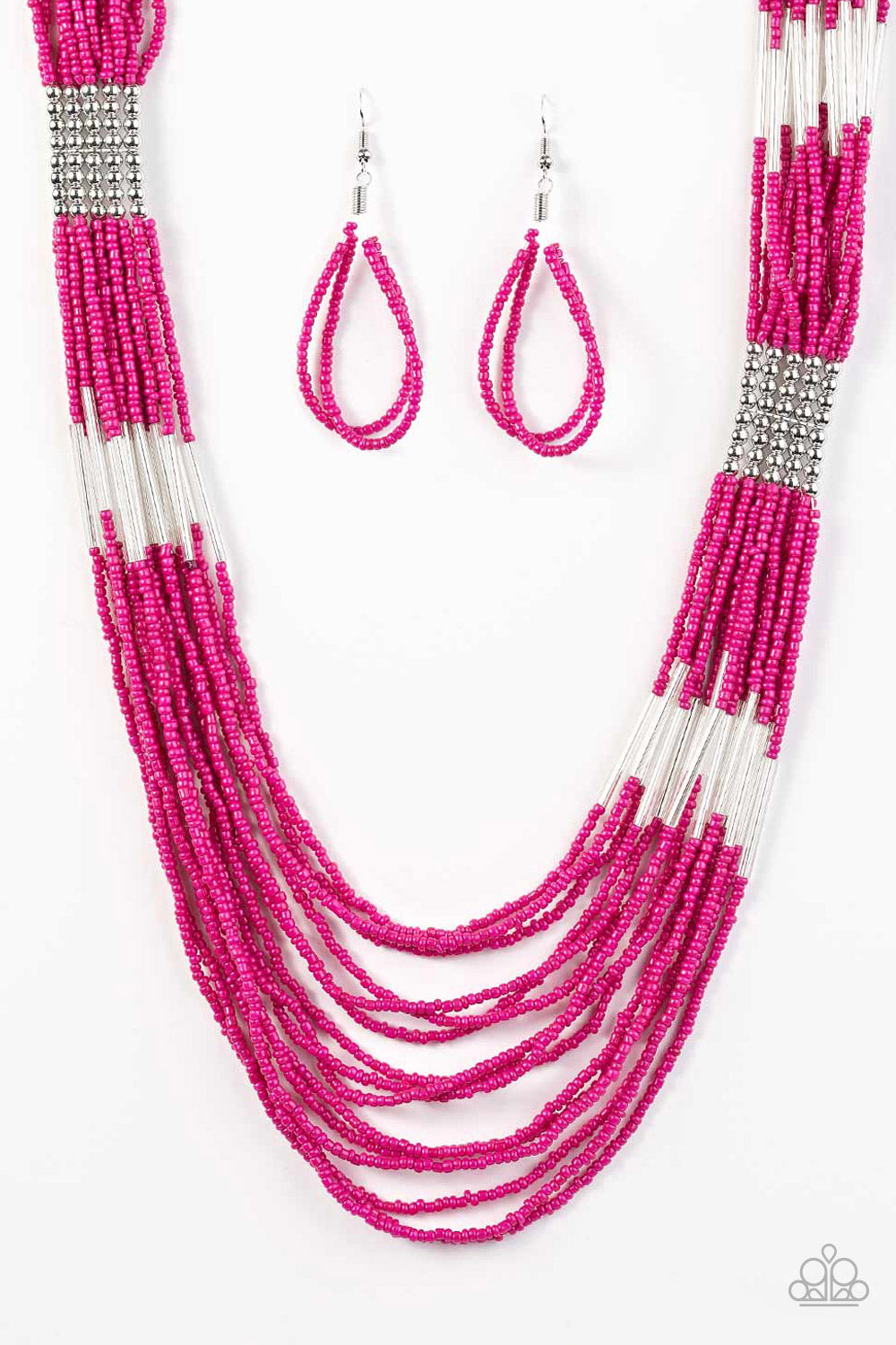 Paparazzi - Let It BEAD - Pink Necklaces  #1325