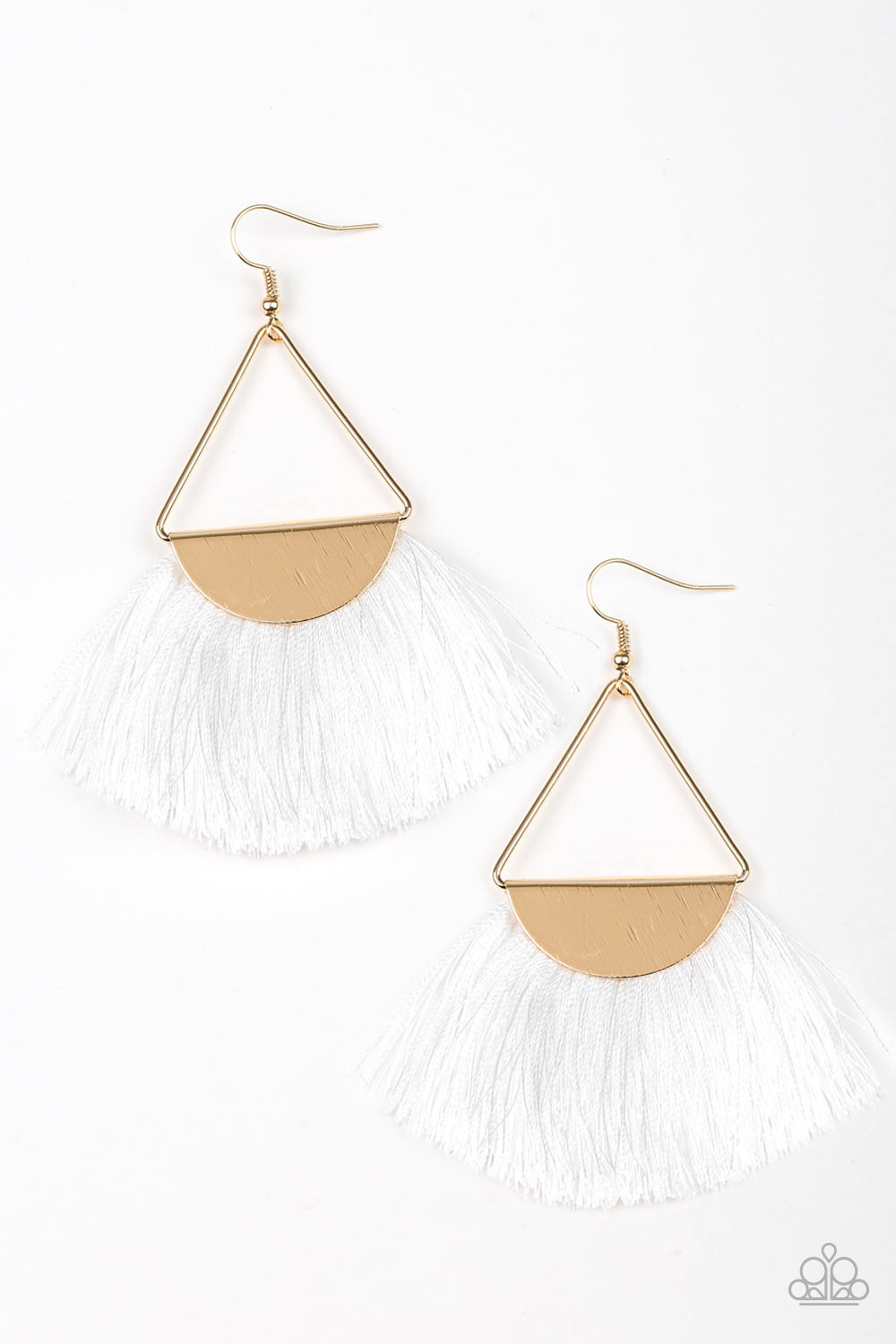 Paparazzi - Modern Mayan - White Earrings O/D #44