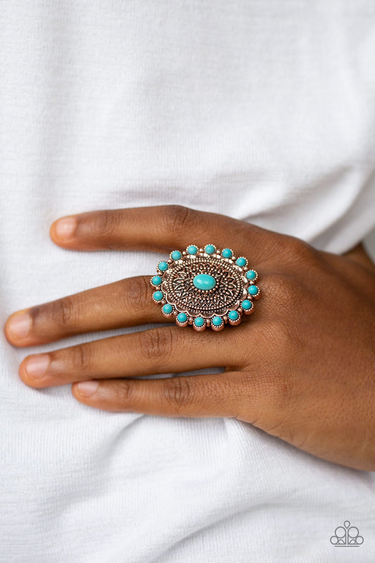 Paparazzi - Mesa Mandala - Copper Rings  #R018