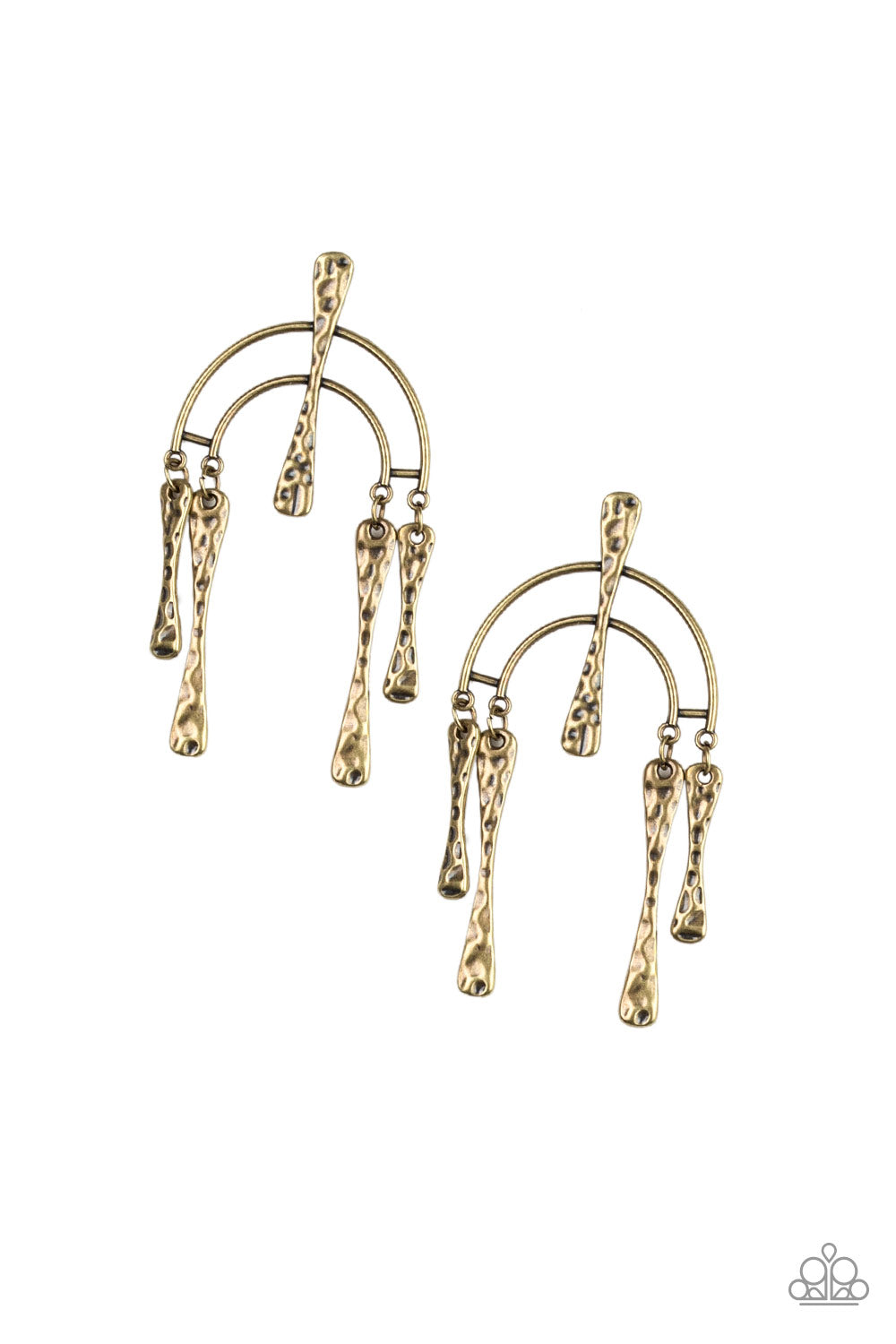 Paparazzi - ARTIFACTS Of Life - Brass Earrings  O/D #085