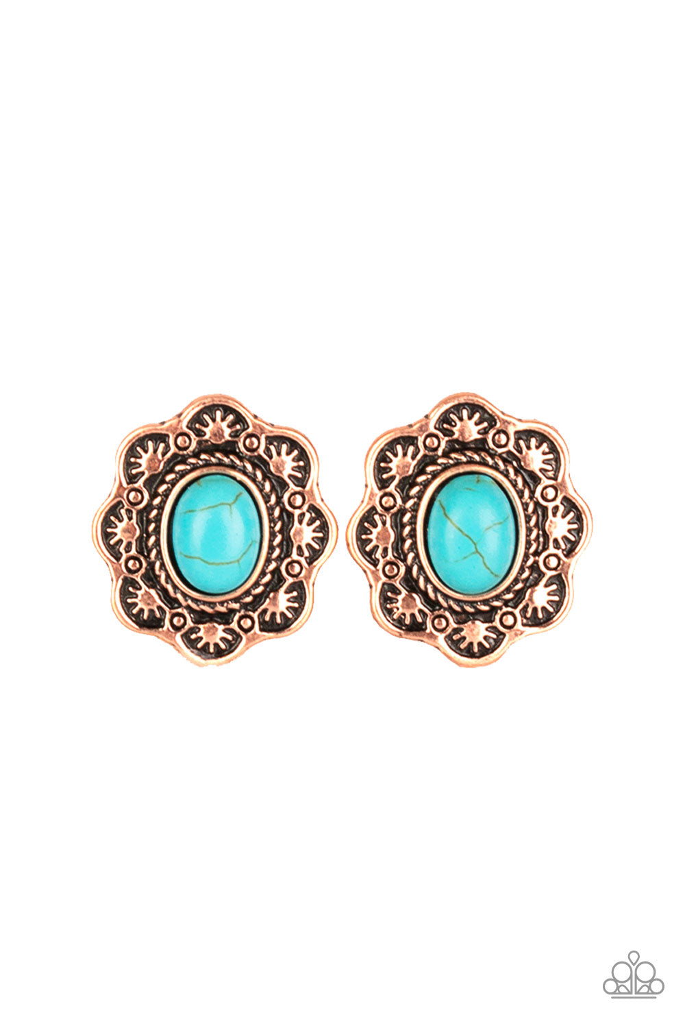 Paparazzi - Springtime Deserts - Copper Earrings O/D #021