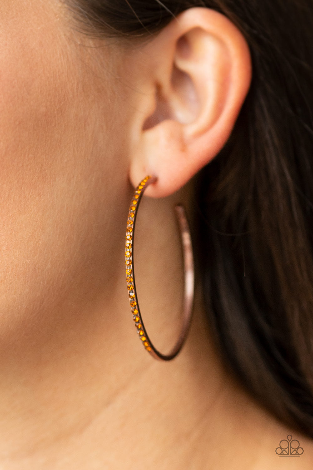 Paparazzi - Trending Twinkle - Copper Earrings O/D #197