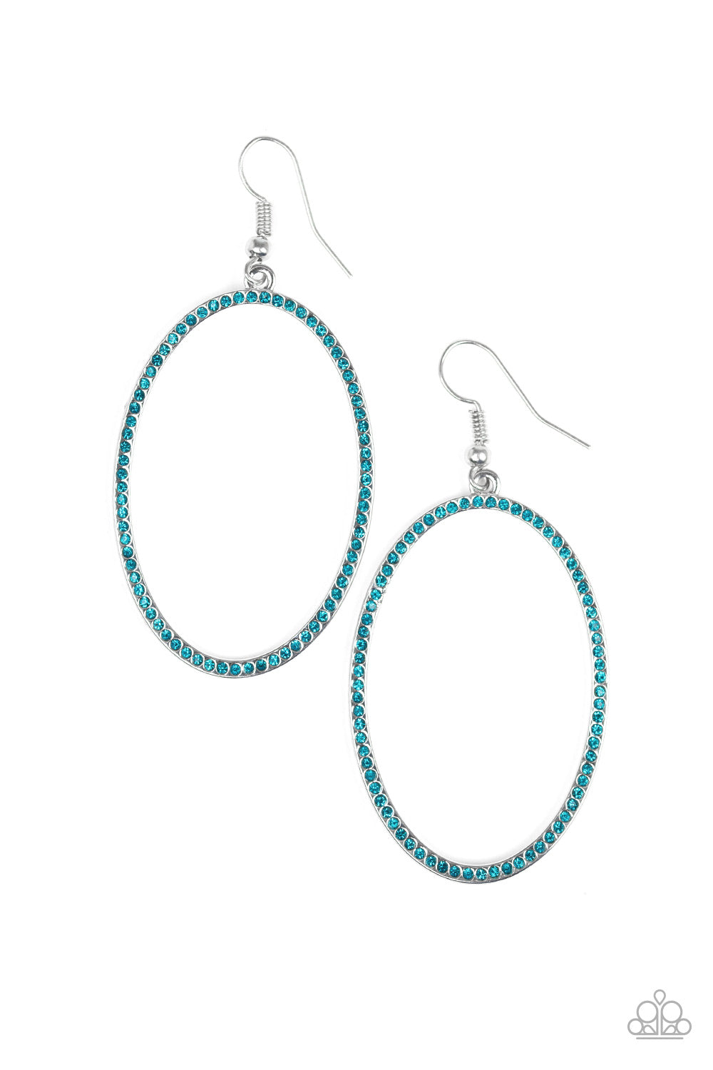 Paparazzi - Dazzle On Demand - Blue Earrings  #1735