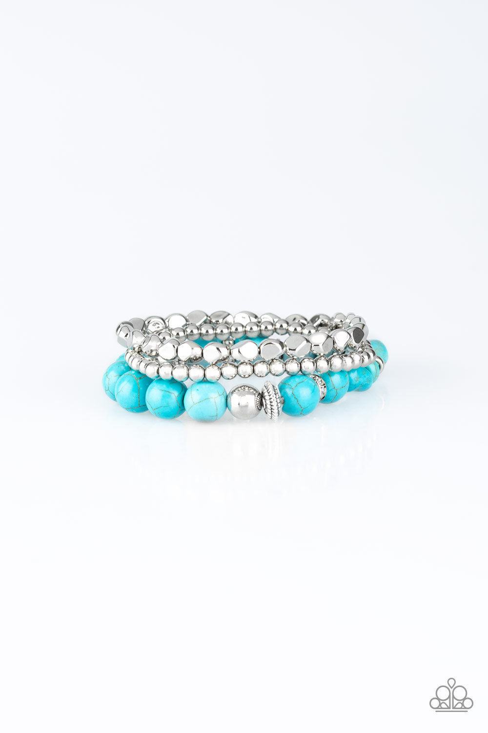 Paparazzi - Rural Restoration - Blue Bracelet  #0958