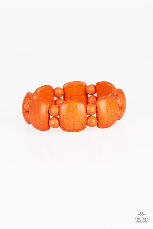 Paparazzi - Dont Be So NOMADIC! - Orange Bracelet #0522