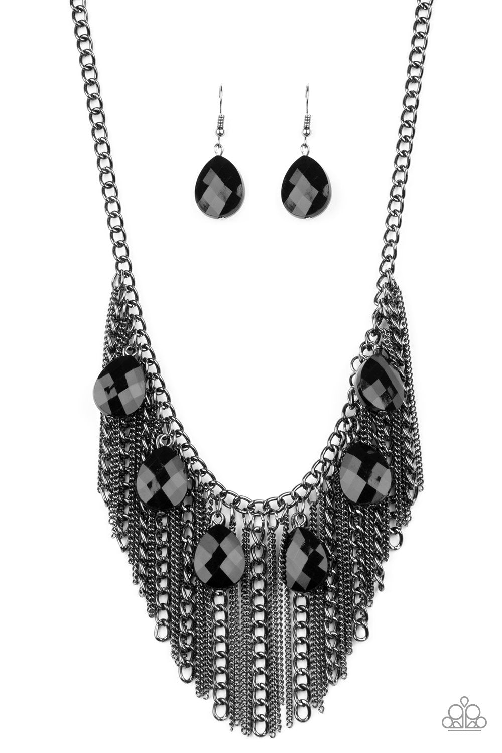 Paparazzi - Vixen Conviction - Black Necklace #0170