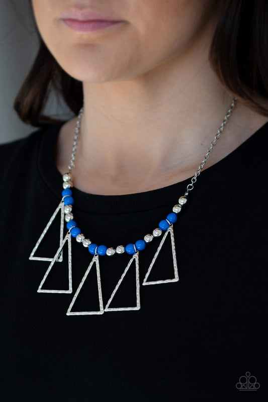 Paparazzi - Terra Nouveau - Blue Necklaces  #0105