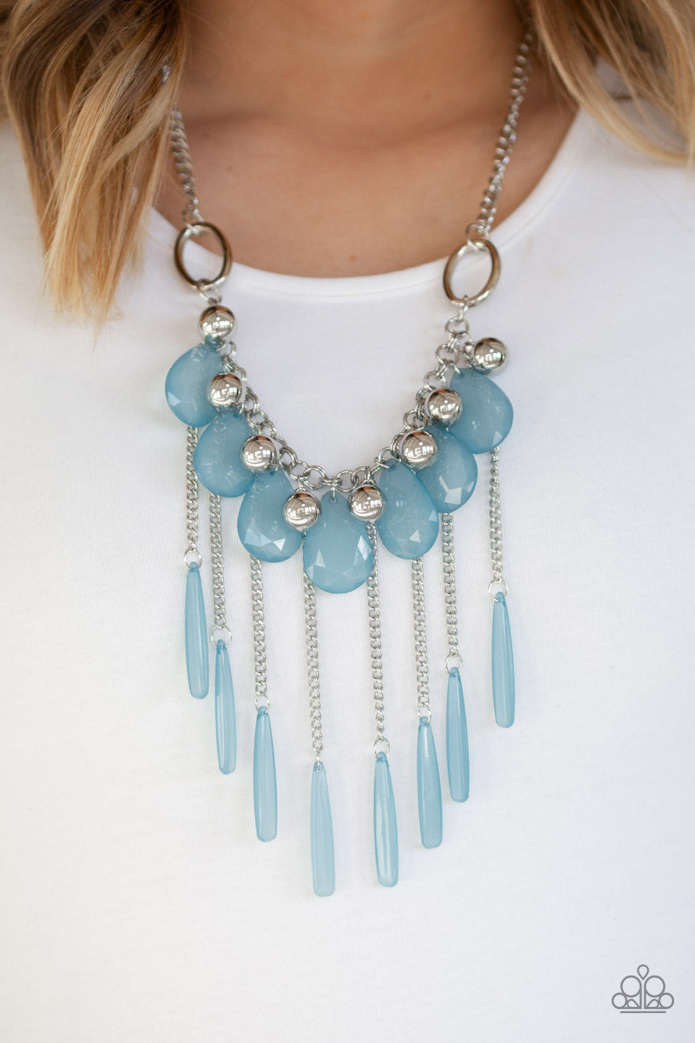 Paparazzi - Roaring Riviera - Blue Necklace #0118