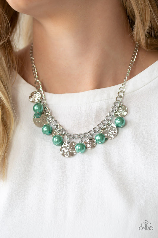 Paparazzi - Seaside Sophistication - Green Necklaces  #0258