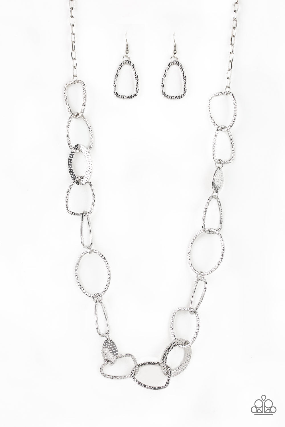 Paparazzi Accessories - Metro Nouveau - Silver Necklace #0153