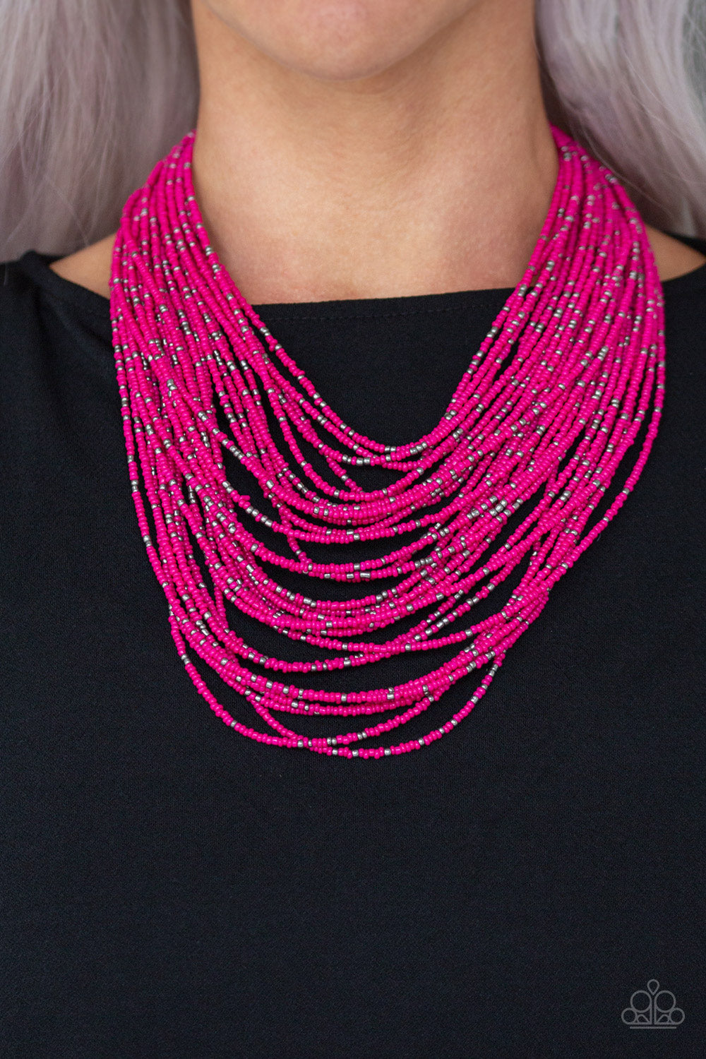 Paparazzi - Rio Rainforest - Pink Necklaces SB #02