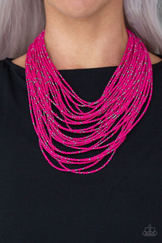 Paparazzi - Rio Rainforest - Pink Necklaces SB #02