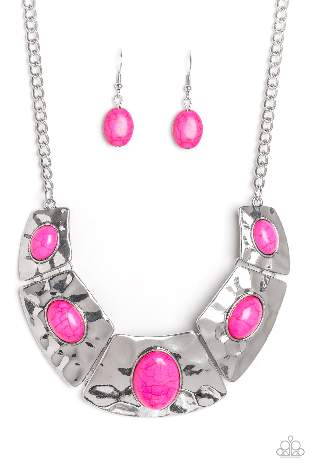 Paparazzi - RULER In Favor - Pink Necklaces  #0252