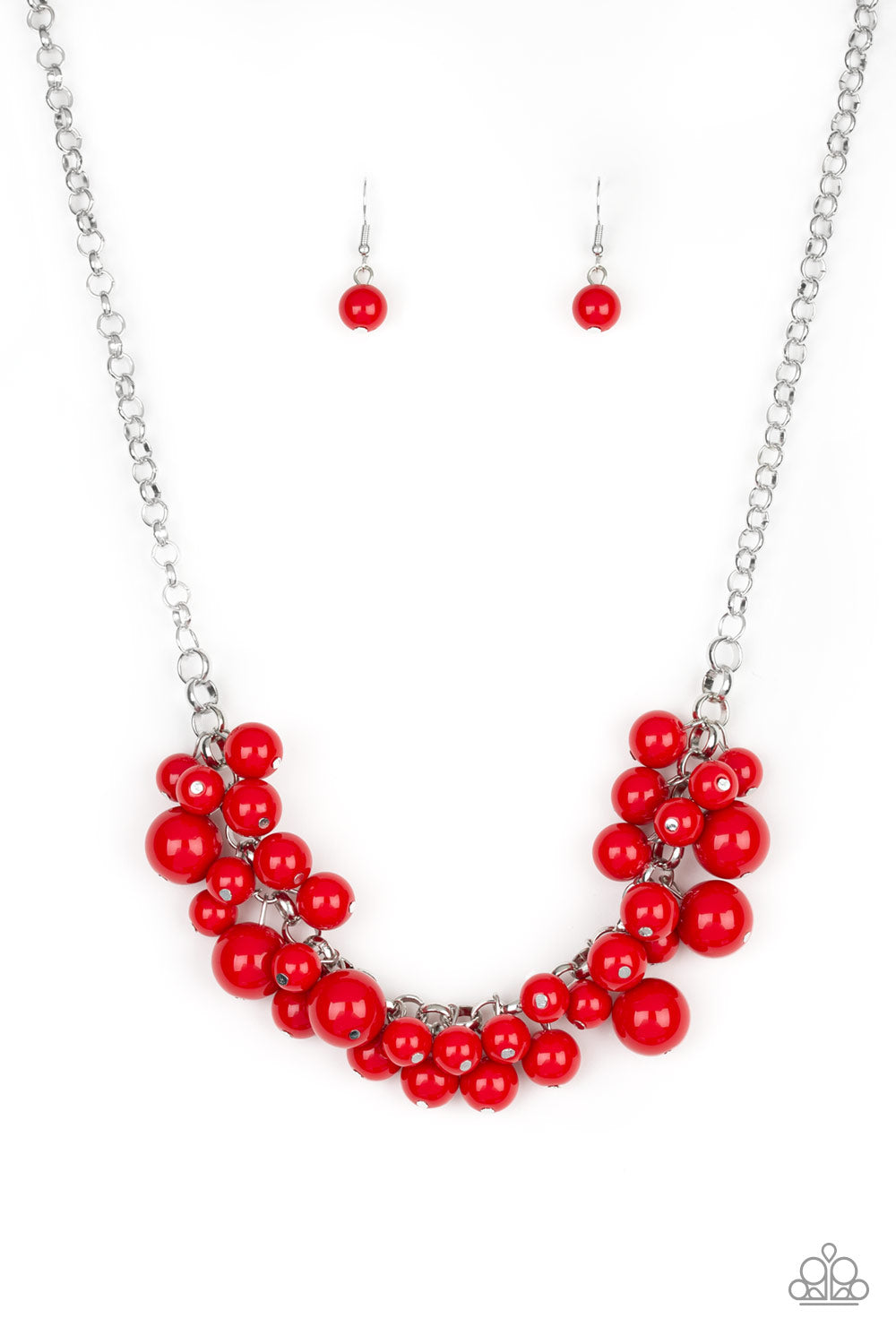 Paparazzi - Walk This BROADWAY- Red Necklaces #0182
