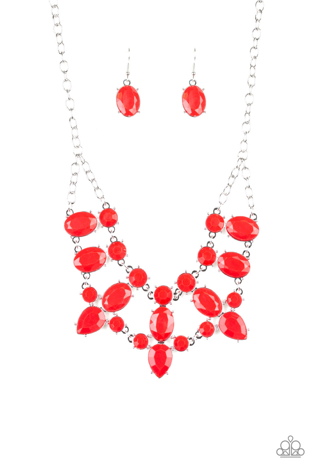 Paparazzi - Goddess Glow - Red Necklaces  #0108