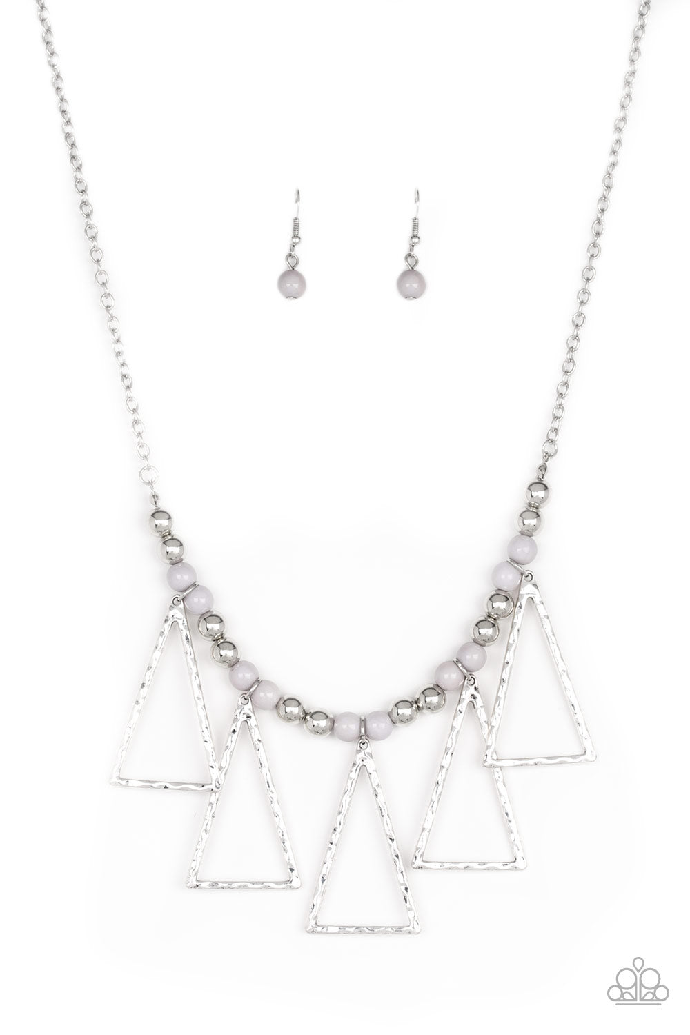 Paparazzi - Terra Nouveau - Silver Necklaces  #0107