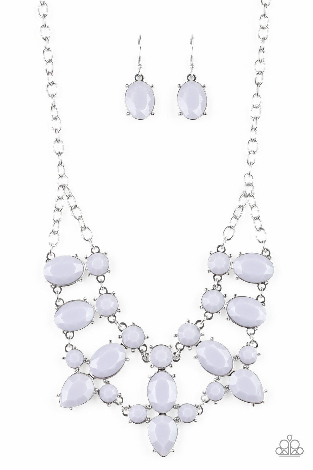 Paparazzi - Goddess Glow - Silver Necklaces  #0109