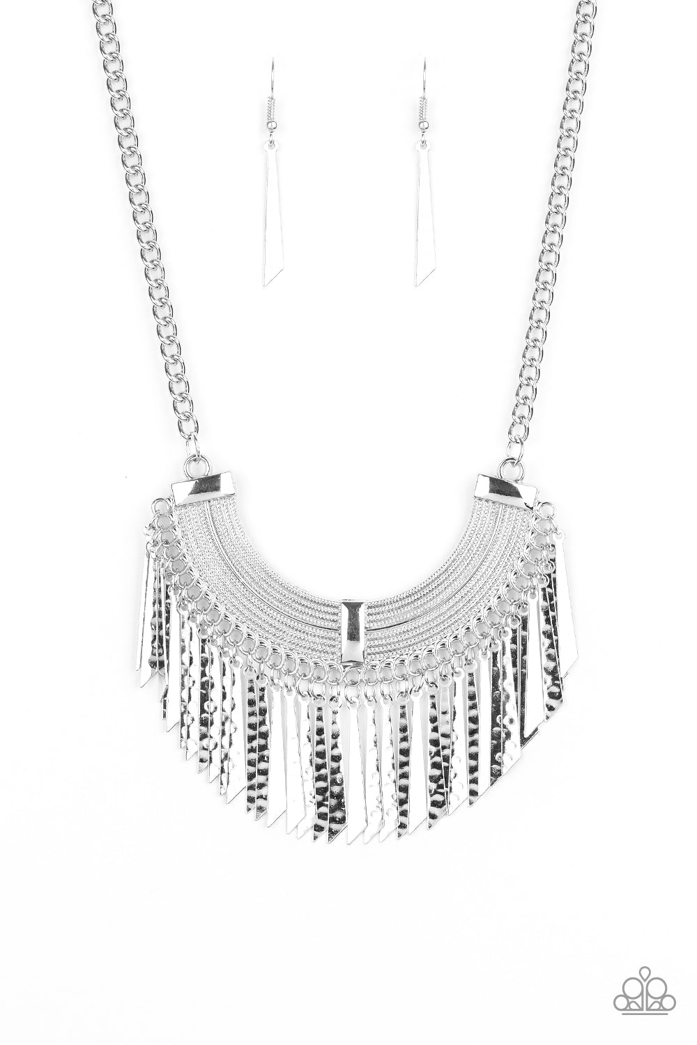 Paparazzi - Impressively Incan - Silver Necklace  #0410