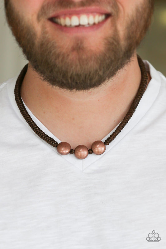 Paparazzi - Pedal To The Metal - Copper Necklace #1476