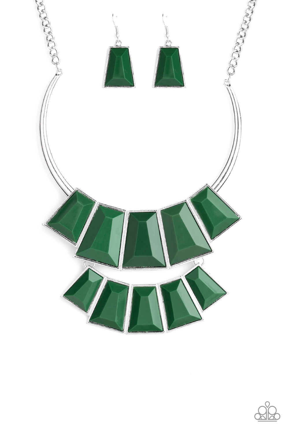 Paparazzi - Lions, TIGRESS, and Bears - Green Necklaces #0081