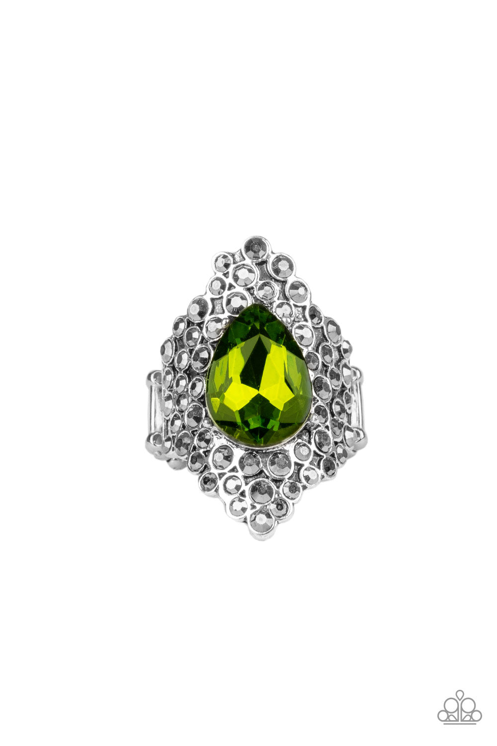 Paparazzi - Hollywood Heiress - Green Rings R #50