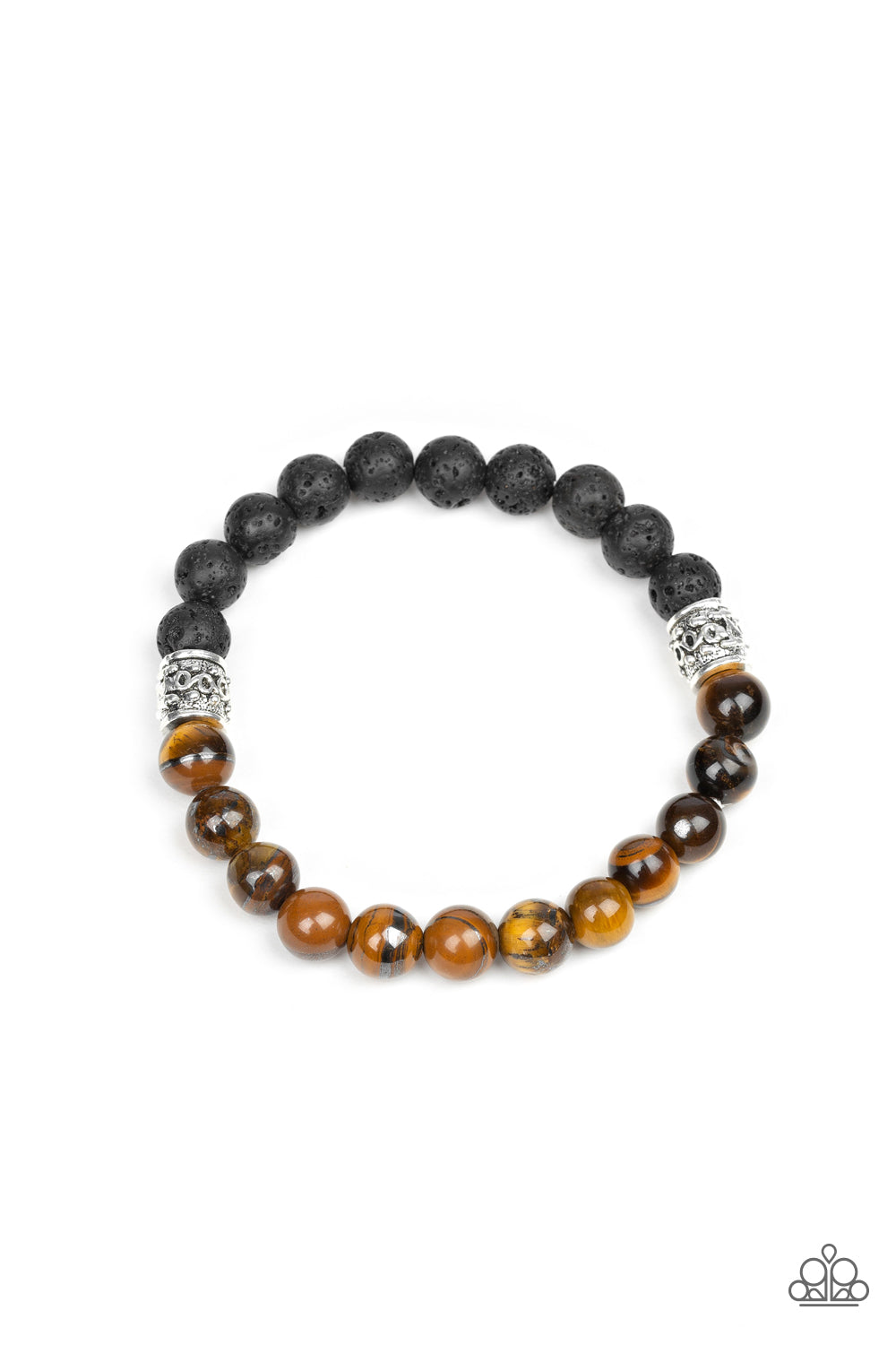 Paparazzi Accessories - Take It Easy - Brown Bracelet