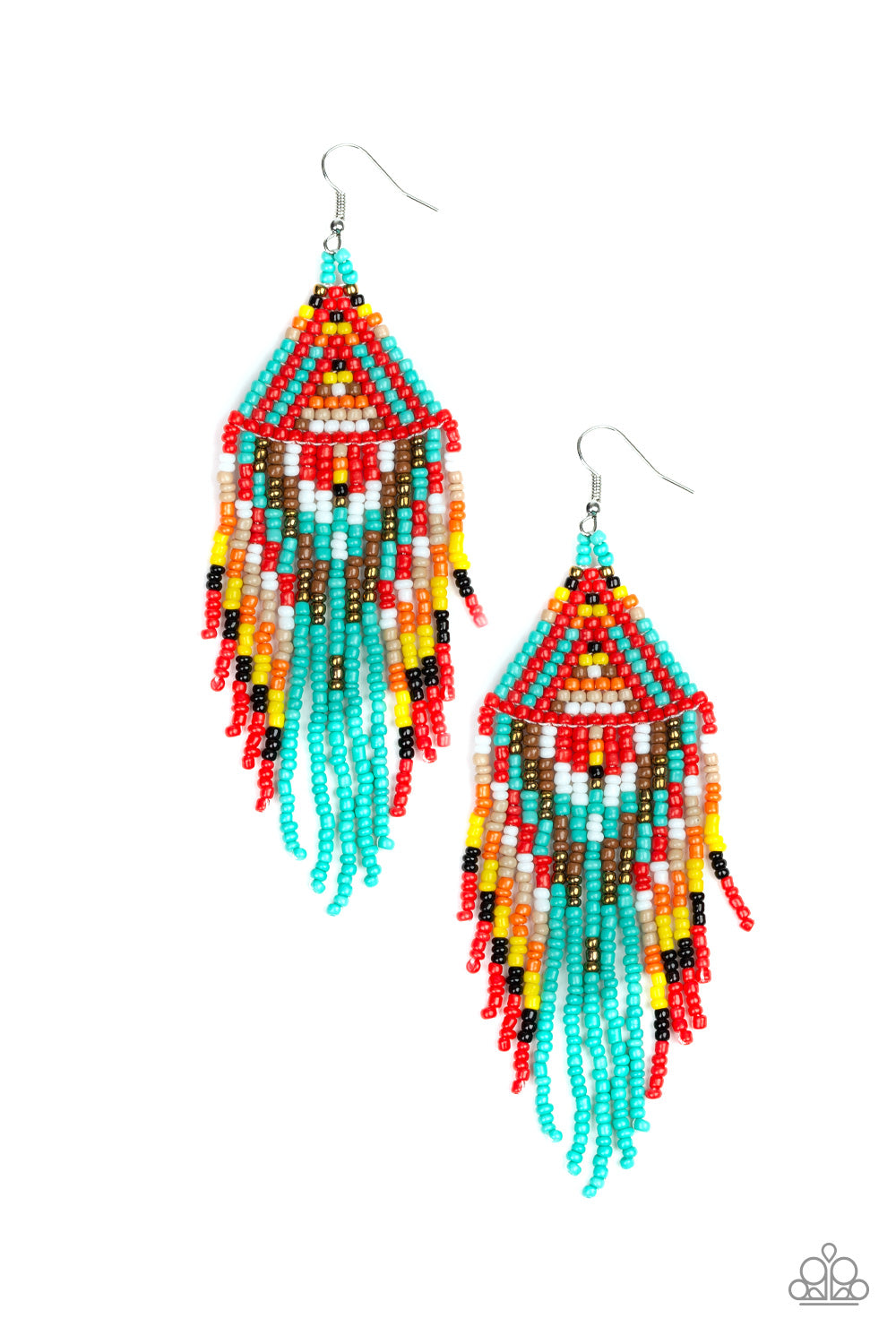 Paparazzi - Boho Blast - Blue Earrings O/D #40