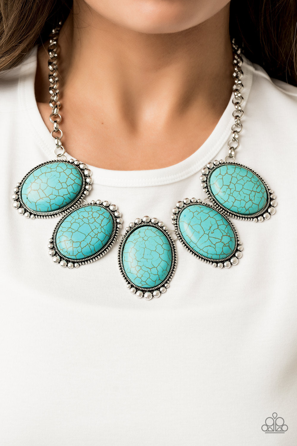 Paparazzi - Prairie Goddess - Blue Necklace #0061