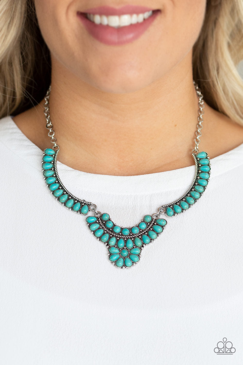 Paparazzi - Omega Oasis - Blue Necklace #0175