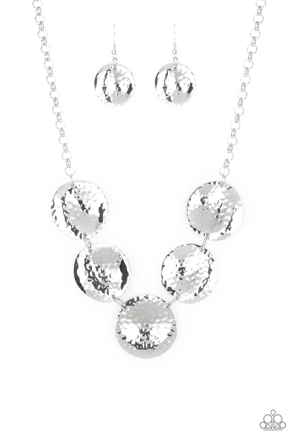 Paparazzi - First Impressions - Silver Necklace  #0237