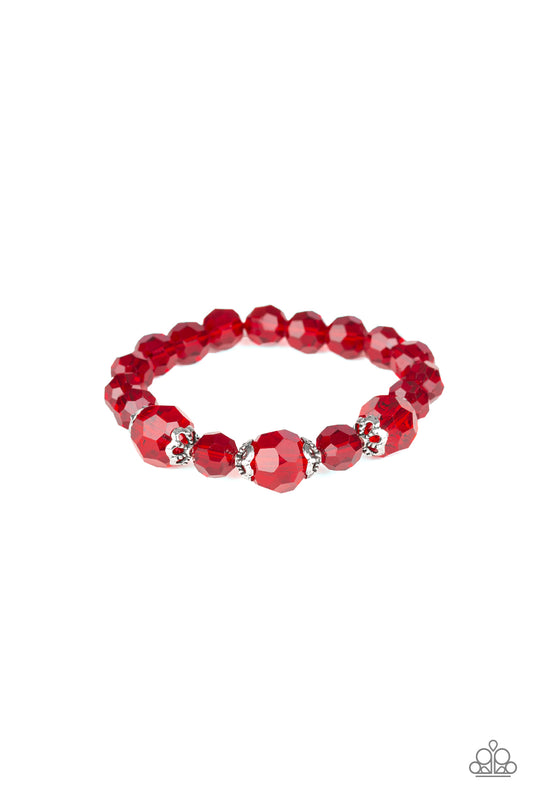 Paparazzi - Crystal Collision - Red Bracelets