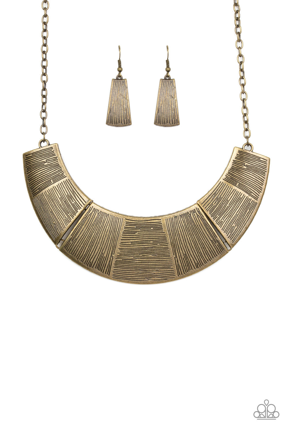 Paparazzi - More Roar - Brass Necklaces  #0491