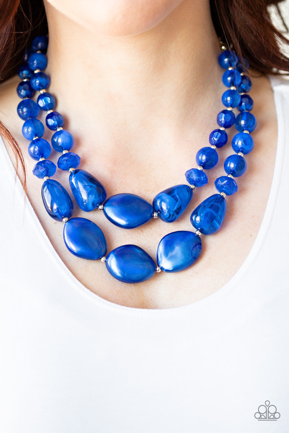 Paparazzi - Beach Glam - Blue Necklaces