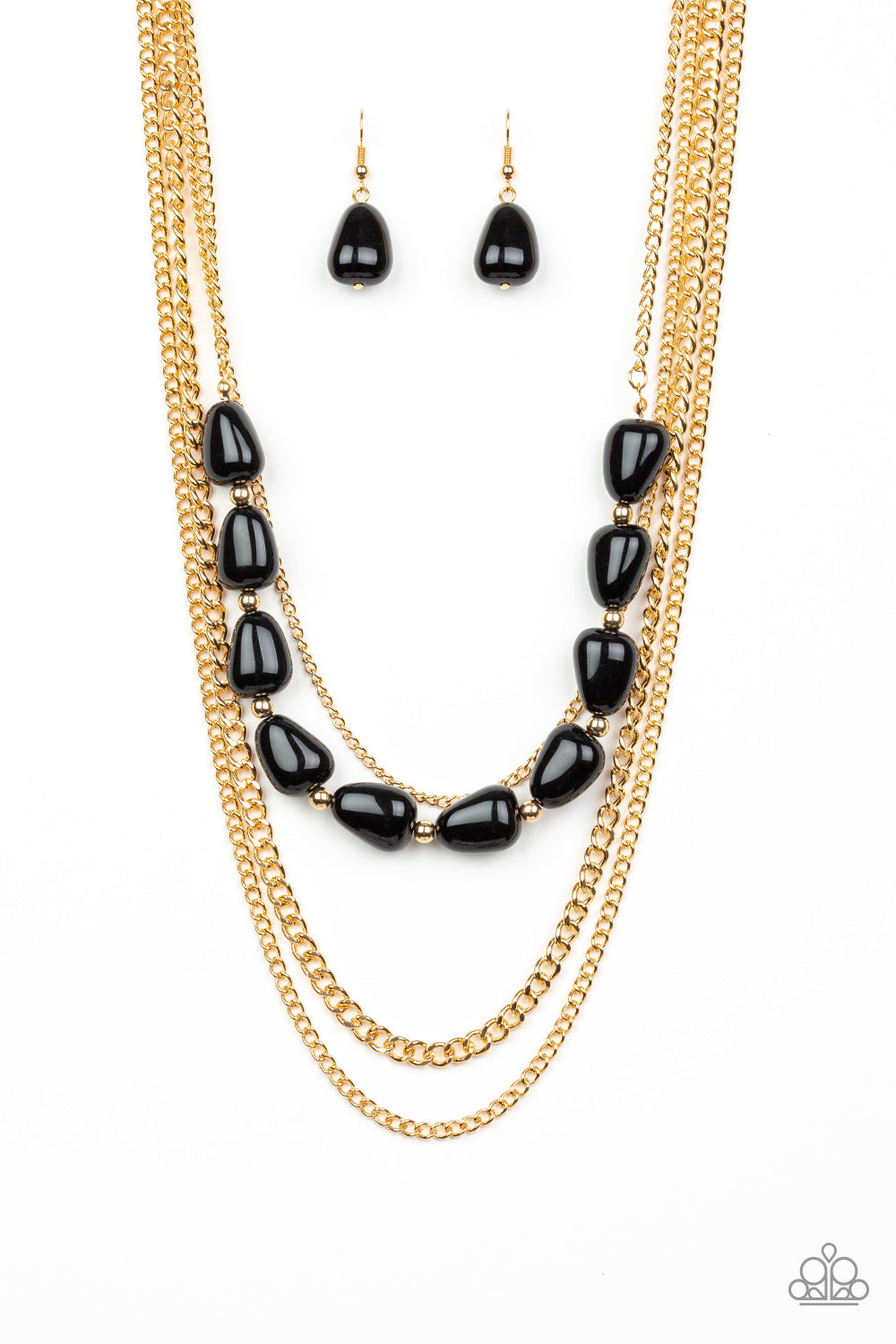 Paparazzi - Trend Status - Black Necklace  #0421