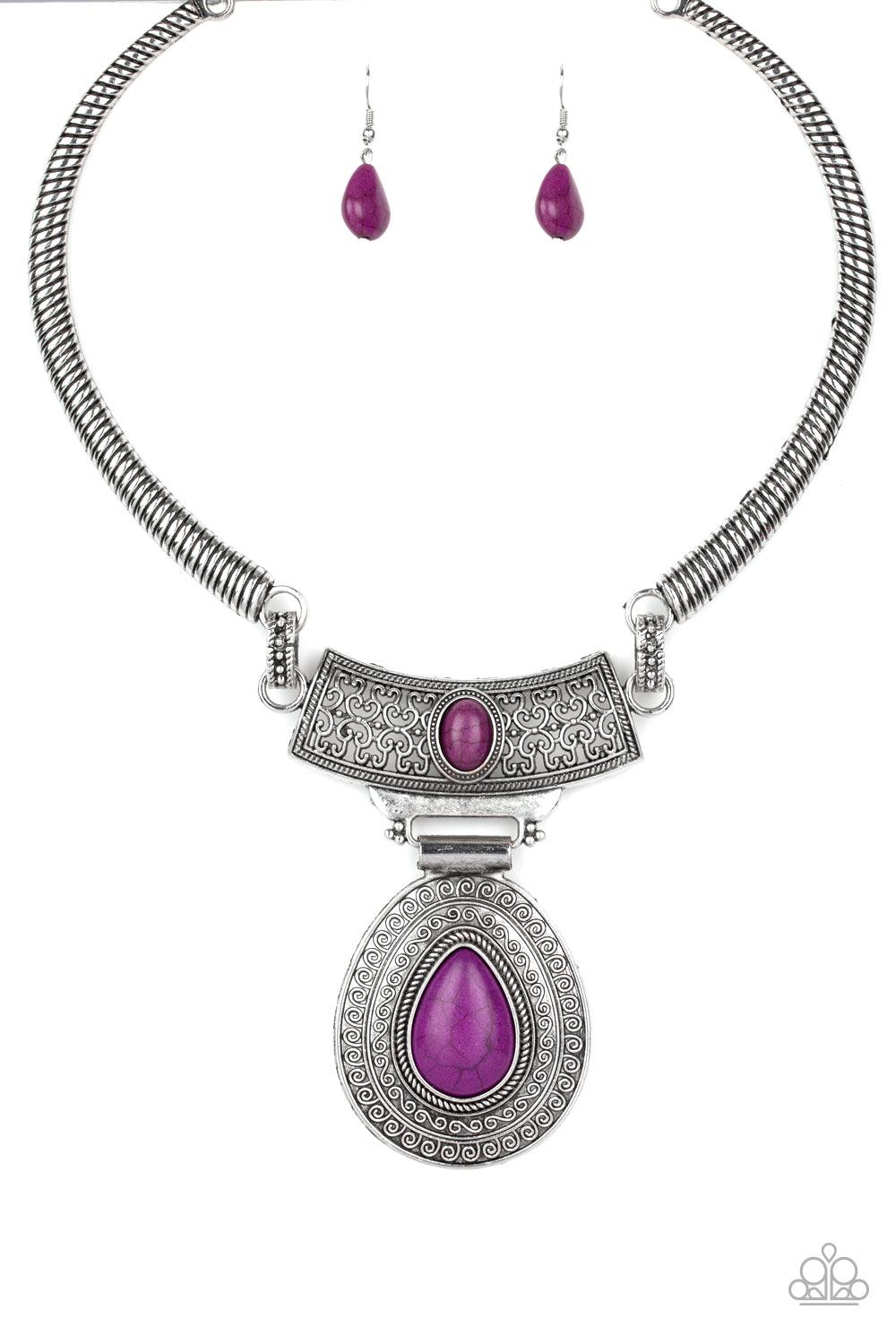 Paparazzi - Prowling Prowess - Purple Necklace  #0062