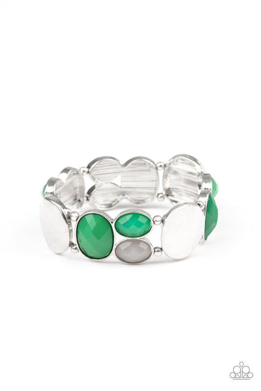 Paparazzi Accessories - Chroma Charisma - Green Bracelet #1009