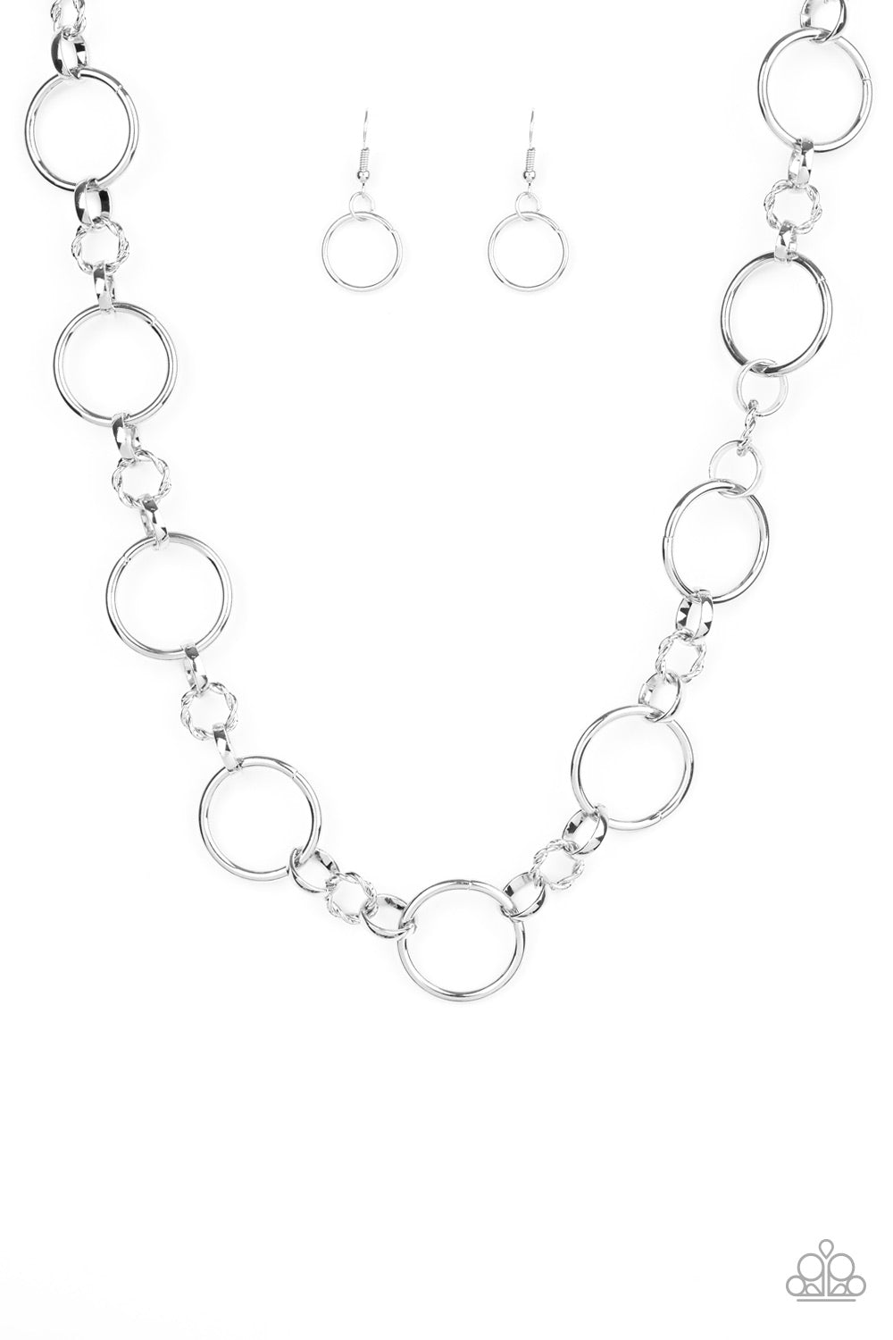 Paparazzi- Classic Combo - Silver Necklace  ##0429