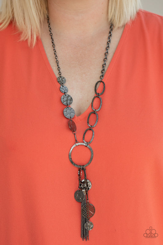 Paparazzi - Trinket Trend - Black Necklaces #0306