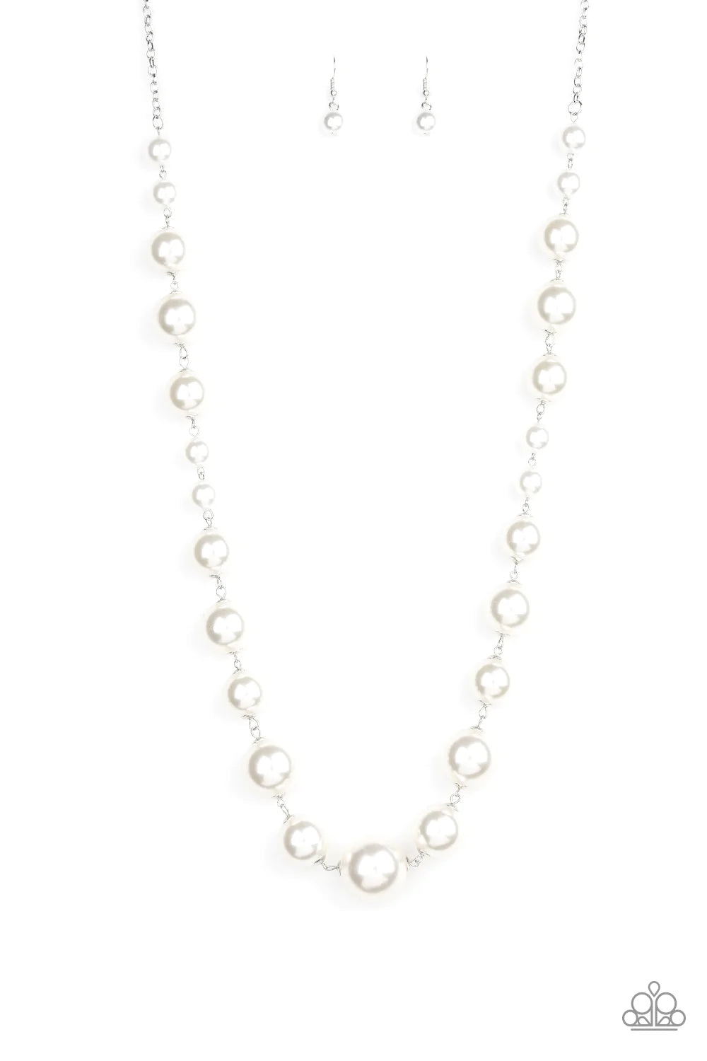 Paparazzi - Pearl Prodigy - White Necklace #1370