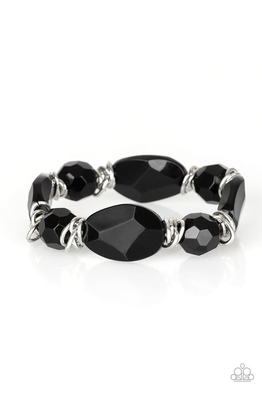 Paparazzi - Savor The Flavor - Black Bracelet #0529