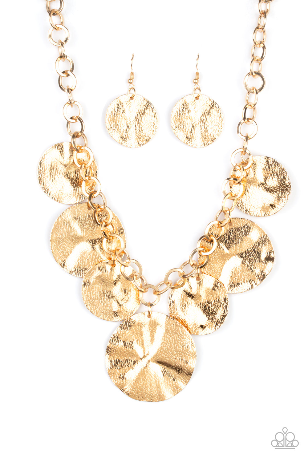 Paparazzi Accessories - Barely Scratched The Surface - Gold Necklace  #0125