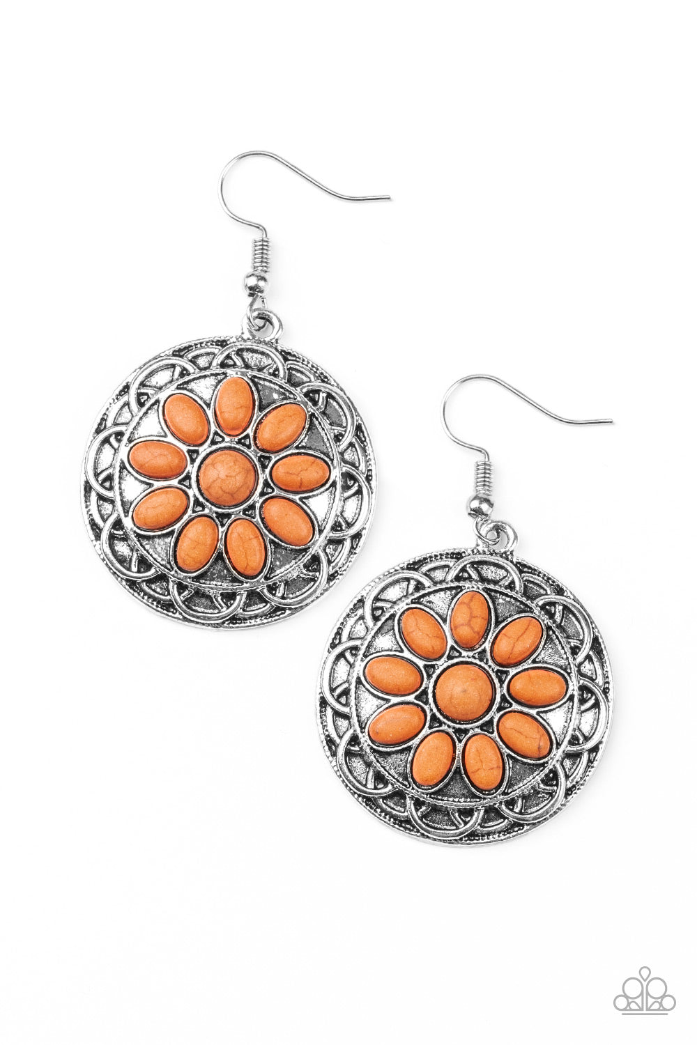 Paparazzi - Mesa Oasis - Orange Earrings  O/D #001