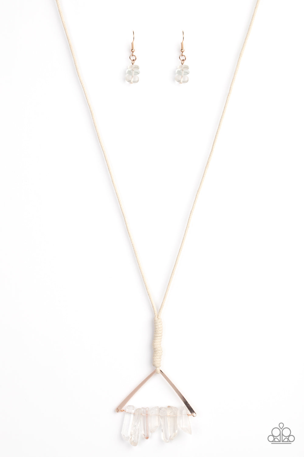 Paparazzi - Raw Talent - Rose Gold Necklaces  #1399