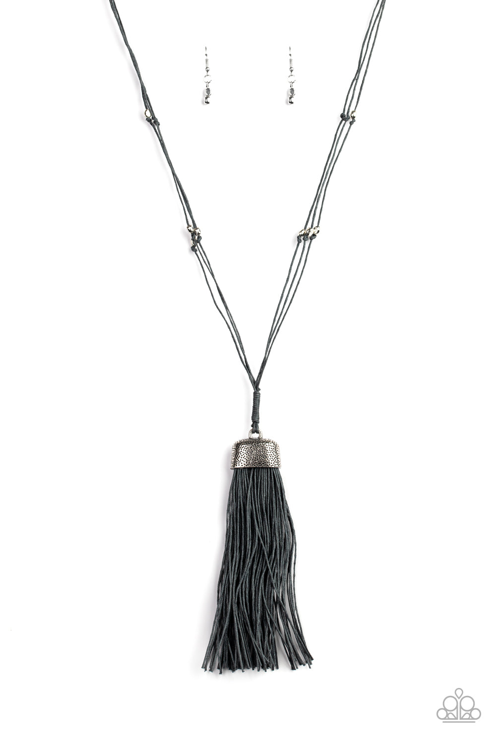 Paparazzi Accessories - Brush It Off - Silver Necklace  #0147