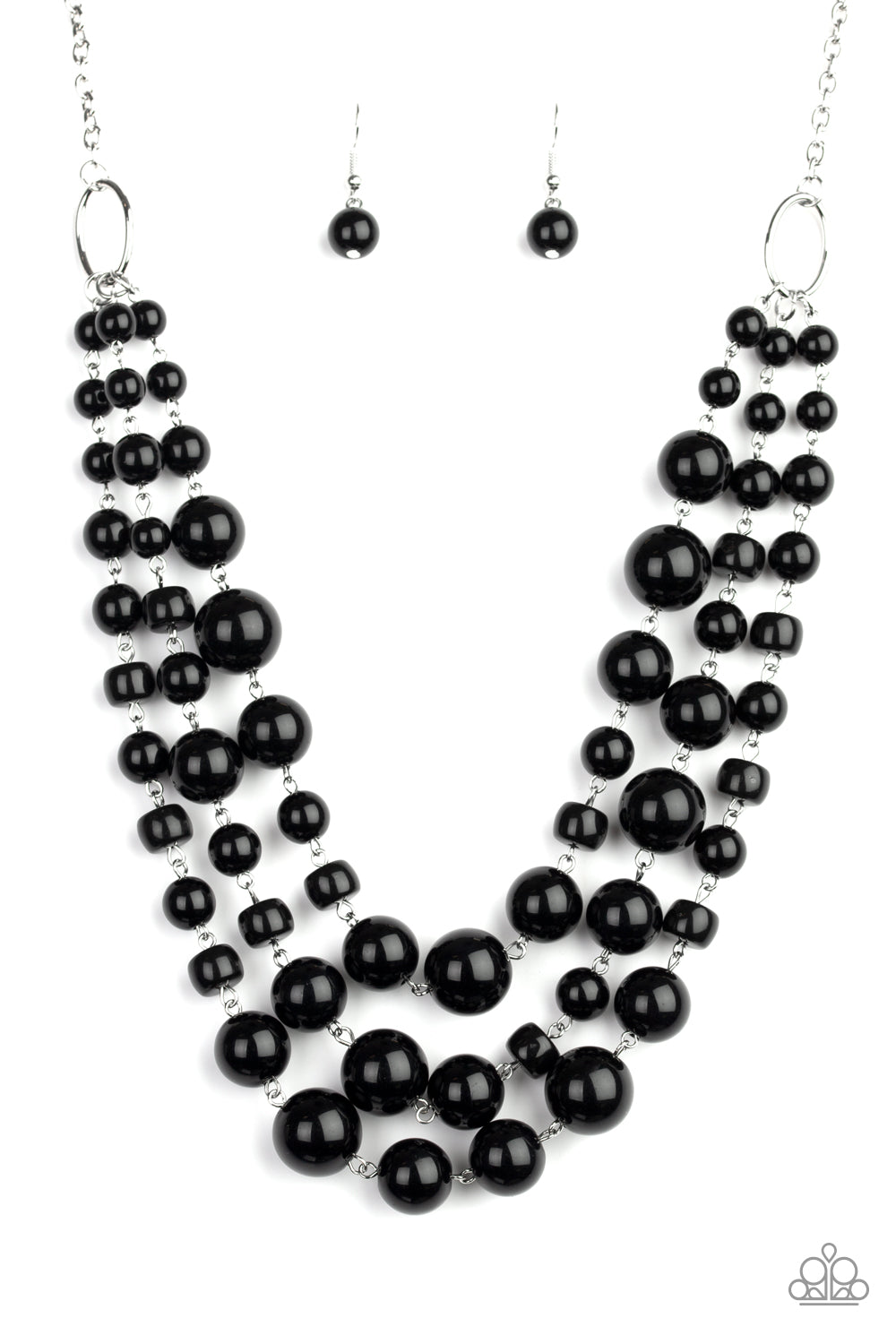 Paparazzi - Everyone Scatter! - Black Necklace #0361