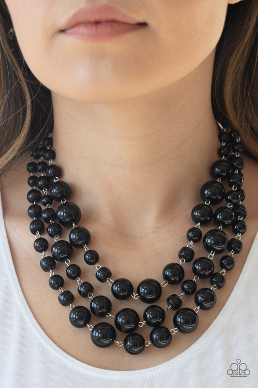 Paparazzi - Everyone Scatter! - Black Necklace #0361