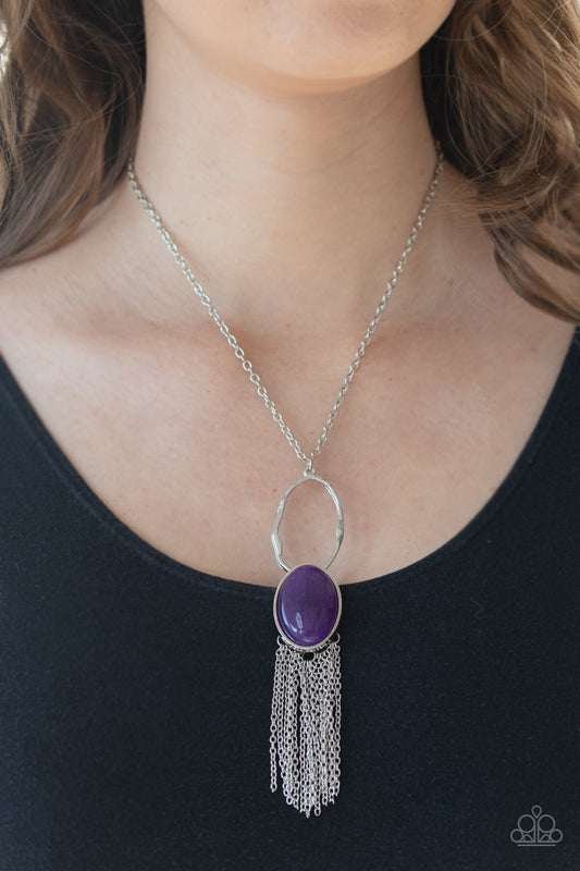 Paparazzi - Dewy Desert - Purple Necklaces  #2141