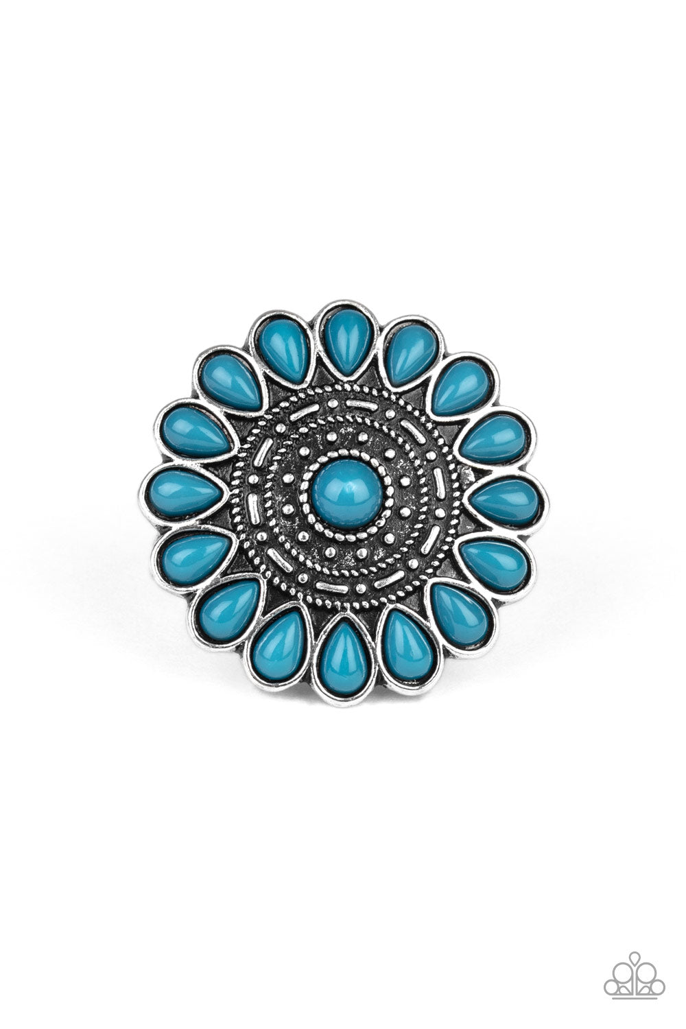 Paparazzi - Posy Paradise - Blue Ring #R020